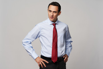 portrait of a handsome businessman