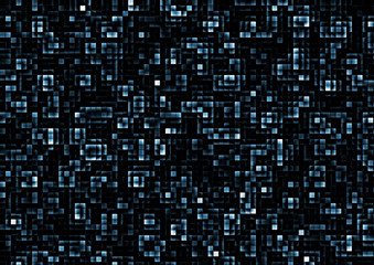 Fototapeta premium abstract background of mosaic blue tiles