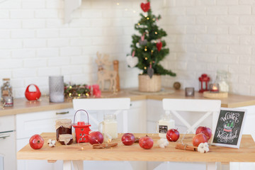 christmas decoration with christmas decorations