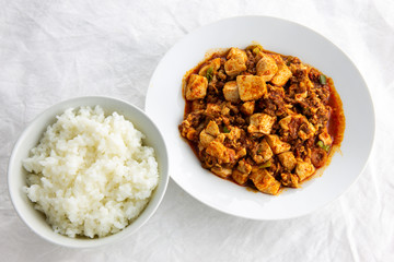 Mapo tofu with Chinese douban paste