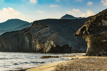 Monsul beach in Park Cabo de Gata, Spain