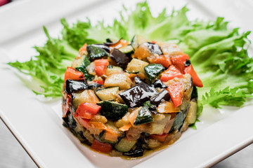 salad with vegetables