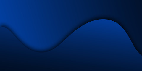 Wave liquid style lines with shadows and light on gradient background. Trendy simple fluid color gradient abstract background with dynamic straight shadow line effect