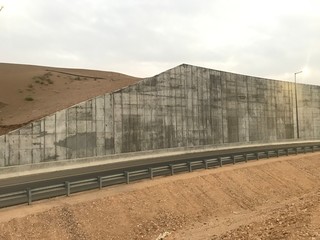 Earth retaining wall images was made to protect the huge Quantity of landslides for road...