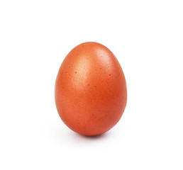 Egg on a white background