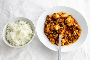 Mapo tofu with Chinese douban paste