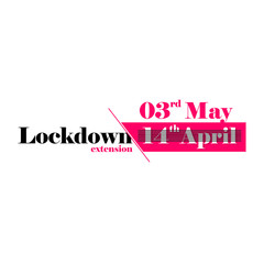 Lockdown Extension till 3rd May by Indian Prime Minister Modi - Banner 