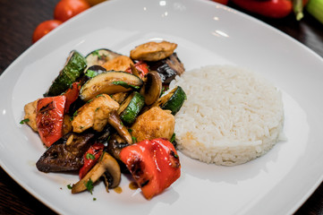 rice with vegetables