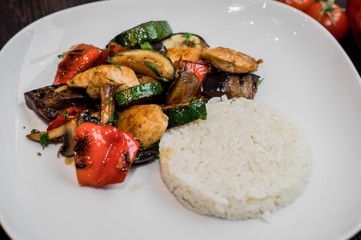 rice with vegetables