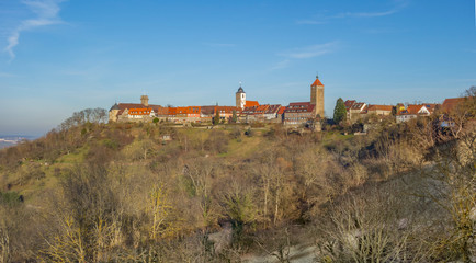 Fototapeta na wymiar Waldenburg in Hohenlohe