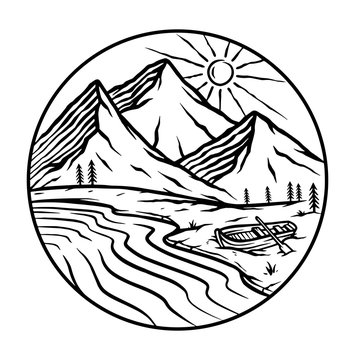 Mountain View illustration
