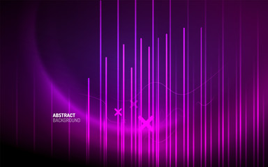 Abstract background - neon line design for Wallpaper, Banner, Background, Card, Book Illustration, landing page