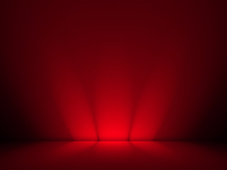Black and red background. Abstract red background, can be used for valentines or Christmas design layout, studio, web template, room and report with smooth gradient color. © PurMoon