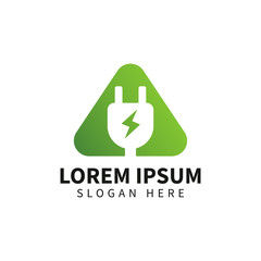 Electric logo template design vector illustration icon