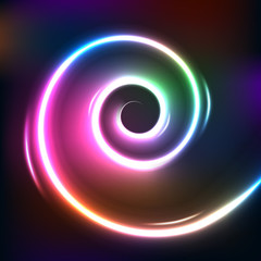 Spiral gradient light vector