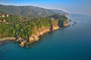 Amazing drone view from Koh Lanta, Thailand