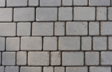 Rectangular paving stones. Texture for the background.