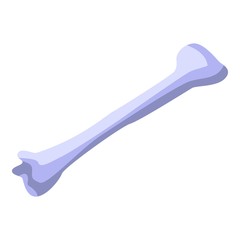 Human bone donate icon. Isometric of human bone donate vector icon for web design isolated on white background