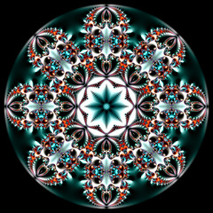 Special art, unique abstract design, fractal geometry