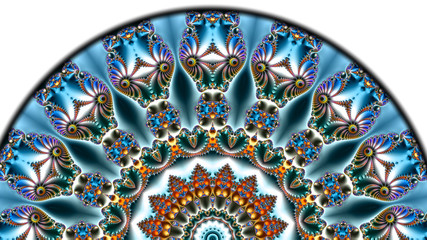 Special art, unique abstract design, fractal geometry