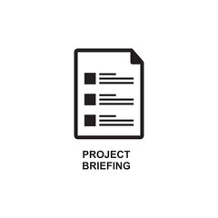 PROJECT BRIEFING ICON , 