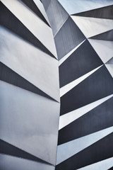 Abstract of city building's architectural feature