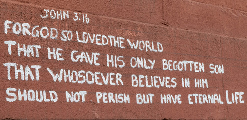 bible verse graffiti