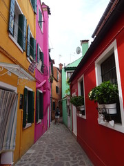 Fototapeta na wymiar Burano colors, Venice, Italy