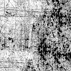 Black and white grunge texture. Abstract pattern of scratches, dirt, dust, and chips. Dirty worn out background