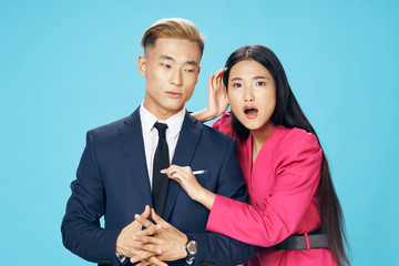 business people talking