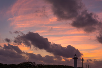 日本最南端・沖縄県の波照間島灯台