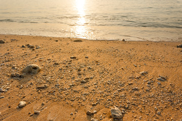 日本の最南端、沖縄県波照間島のニシ浜