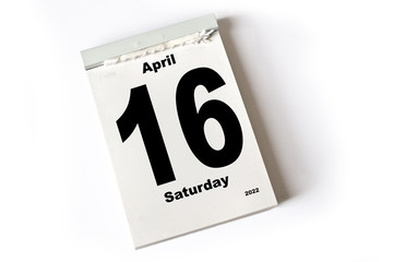 16. April 2022
