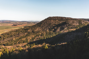 autumn landscape in the countryside