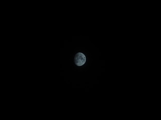 The beauty of night moon