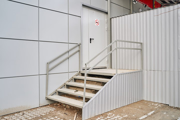Fire exit from the store
