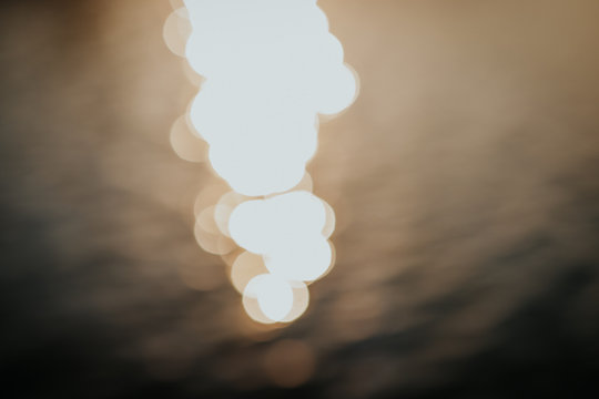 Bokeh auf dem Wasser