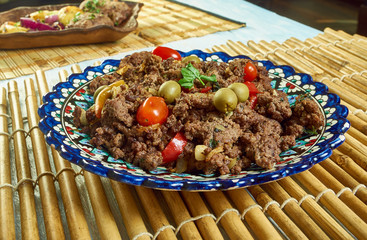 Tajine minced meat