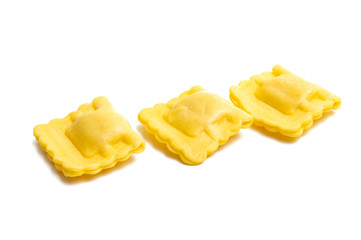 italian ravioli isolated