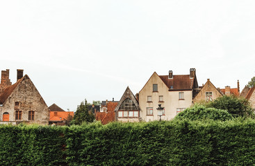 architecture outside vegetation exterior decoration ancient europe