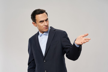 young businessman pointing at you