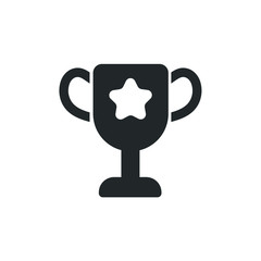 trophy cup icon.