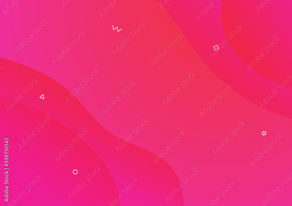 Aufkleber abstract pink gradient flat design vector background