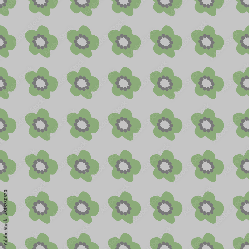 Poster retro color flower repeat pattern print background design