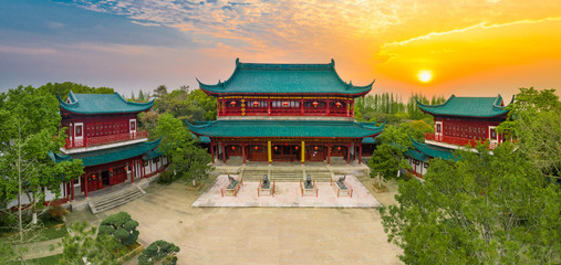 Landscape architecture of Grand View Garden in Shanghai, China