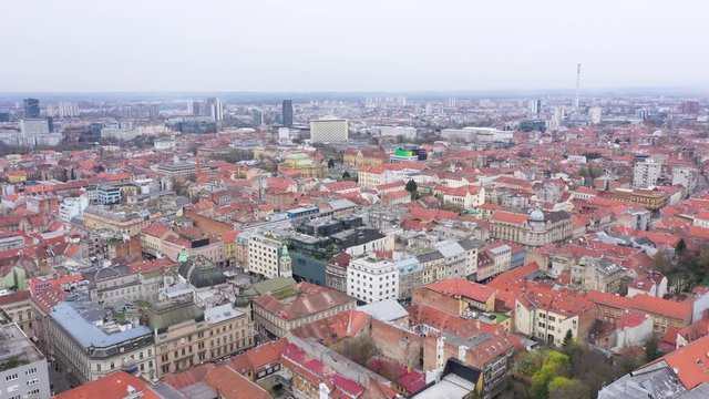 Zagreb Earthquake during COVID19 Corona Virus - Aerial footage