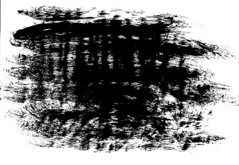 Texture of black paint, ink, grunge, brush stroke