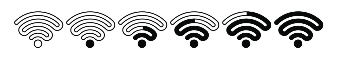 signal icon on white background	