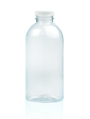 Water bottle isolated on white background ,include clipping path