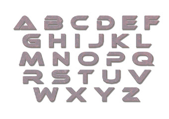 Buchstaben, Alphabet, 3D